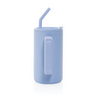 Tazza Cube in r-Acciaio RCS 800ml azzurro