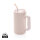 Cube Becher aus RCS recyceltem Stahl 800ml rosa