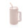 Cube Becher aus RCS recyceltem Stahl 800ml rosa