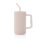 Cube Becher aus RCS recyceltem Stahl 800ml rosa