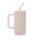 Cube Becher aus RCS recyceltem Stahl 800ml rosa