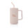 Cube Becher aus RCS recyceltem Stahl 800ml rosa