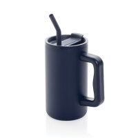 Tazza Cube in r-Acciaio RCS 800ml blu navy