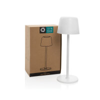 Lampada USB ricaricabile da tavolo Zenic in plastica RCS bianco