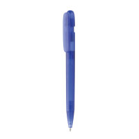 Penna trasparente Devin in rABS GRS blu