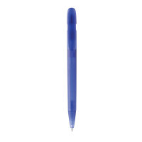 Penna trasparente Devin in rABS GRS blu