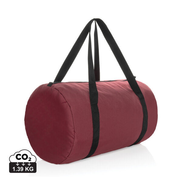 Borsa sportiva pieghevole Dillon AWARE™ RPET rosso ciliegio