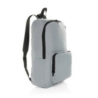 Dillon AWARE™ RPET faltbarer klassischer Rucksack grau