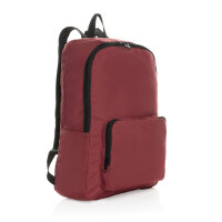 Dillon AWARE™ RPET faltbarer klassischer Rucksack rot