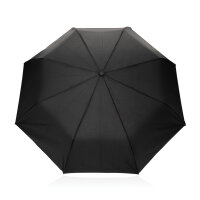 Kaycey 21  Auto-Open Mini-Regenschirm aus AWARE™ rPET schwarz