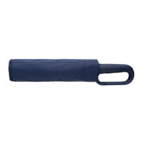 Yara 21  AWARE™ rPET Regenschirm mit Karabiner navy blau