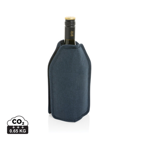 Vino AWARE™ rPET Weinkühler-Sleeve navy blau