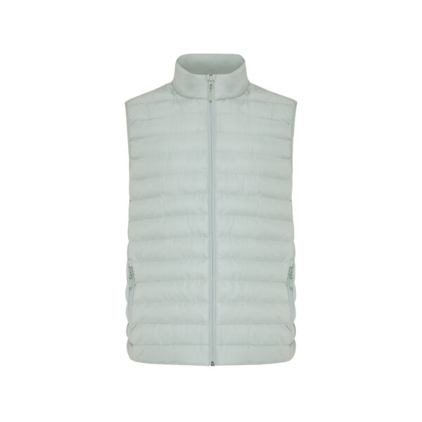 Iqoniq Meru Herren Bodywarmer aus recyceltem Polyester Iceberg green