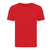 T-shirt da donna Iqoniq Yala in cotone riciclato rosso...