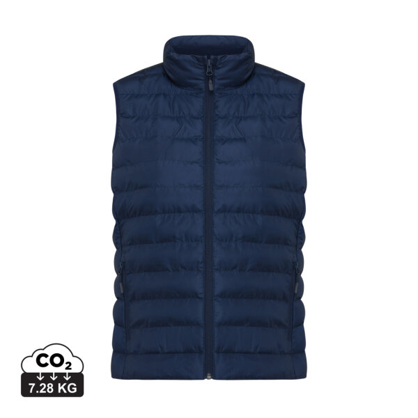 Iqoniq Meru Damen Bodywarmer aus recyceltem Polyester navy blau