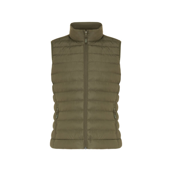 Gilet da donna Iqoniq Meru in poliestere riciclato cachi