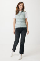 Iqoniq Meru Damen Bodywarmer aus recyceltem Polyester Iceberg green