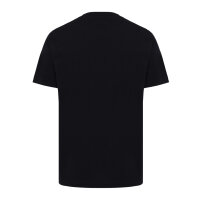 T-shirt Iqoniq Kakadu relaxed fit in cotone riciclato nero