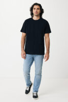 T-shirt Iqoniq Kakadu relaxed fit in cotone riciclato nero