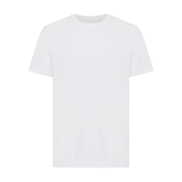 T-shirt Iqoniq Kakadu relaxed fit in cotone riciclato recycled white