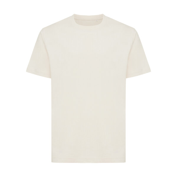 T-shirt Iqoniq Kakadu relaxed fit in cotone riciclato natural raw