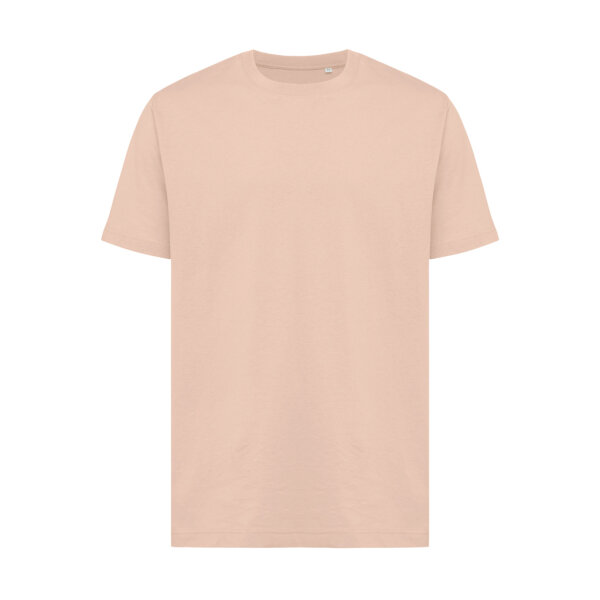 T-shirt Iqoniq Kakadu relaxed fit in cotone riciclato peach nectar