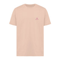 T-shirt Iqoniq Kakadu relaxed fit in cotone riciclato peach nectar