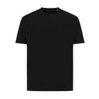 T-Shirt Iqoniq Teide in cotone riciclato nero