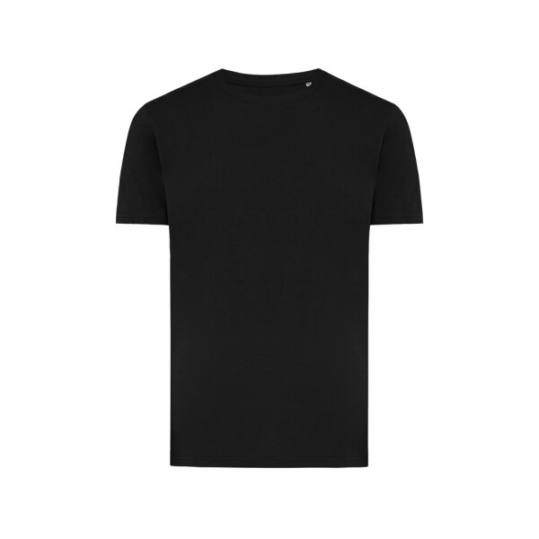 T-shirt Iqoniq Brett in cotone riciclato nero