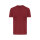 T-shirt Iqoniq Brett in cotone riciclato rosso bordeaux