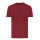 T-shirt Iqoniq Brett in cotone riciclato rosso bordeaux