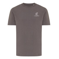 T-shirt Iqoniq Brett in cotone riciclato carbon fossile