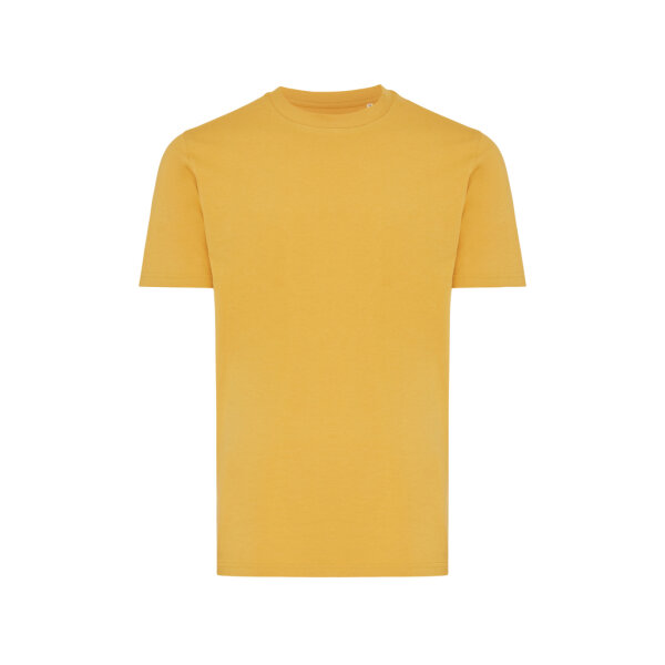 T-shirt Iqoniq Brett in cotone riciclato ochre yellow