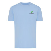 T-shirt Iqoniq Brett in cotone riciclato sky blue