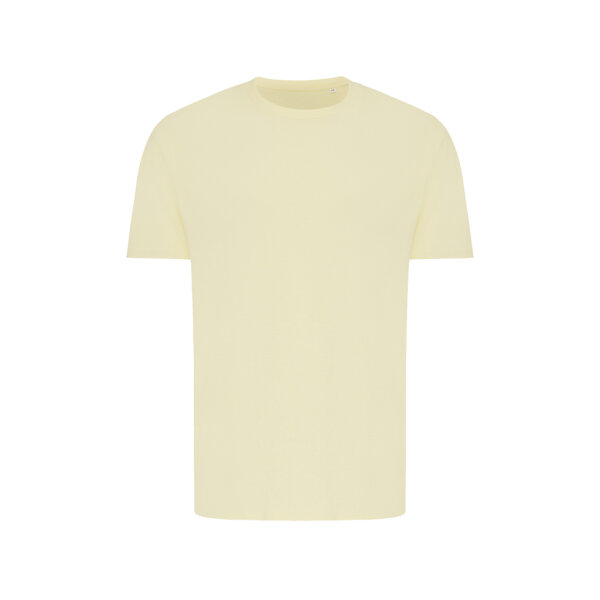 Iqoniq Brett T-Shirt aus recycelter Baumwolle cream yellow