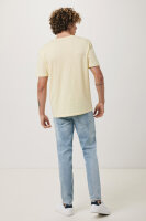 Iqoniq Brett T-Shirt aus recycelter Baumwolle cream yellow