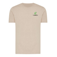 Iqoniq Brett T-Shirt aus recycelter Baumwolle light heather brown