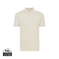 Polo Iqoniq Yosemite in cotone piquet riciclato natural raw