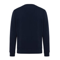 Felpa girocollo leggera Iqoniq Etosha in cotone riciclato blu navy