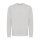 Felpa girocollo leggera Iqoniq Etosha in cotone riciclato light heather grey