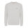 Felpa girocollo leggera Iqoniq Etosha in cotone riciclato light heather grey