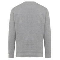 Iqoniq Etosha Lightweight Sweater aus recycelter Baumwolle ungefärbte helles Anthrazit