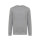 Iqoniq Etosha Lightweight Sweater aus recycelter Baumwolle ungefärbte helles Anthrazit