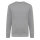 Iqoniq Etosha Lightweight Sweater aus recycelter Baumwolle ungefärbte helles Anthrazit