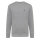 Iqoniq Etosha Lightweight Sweater aus recycelter Baumwolle ungefärbte helles Anthrazit