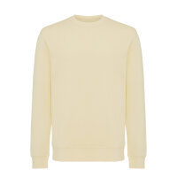 Iqoniq Etosha Lightweight Sweater aus recycelter Baumwolle cream yellow