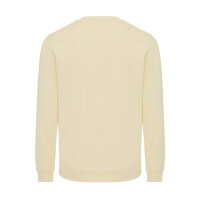 Iqoniq Etosha Lightweight Sweater aus recycelter Baumwolle cream yellow