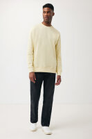 Iqoniq Etosha Lightweight Sweater aus recycelter Baumwolle cream yellow