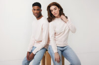 Iqoniq Etosha Lightweight Sweater aus recycelter Baumwolle cloud pink