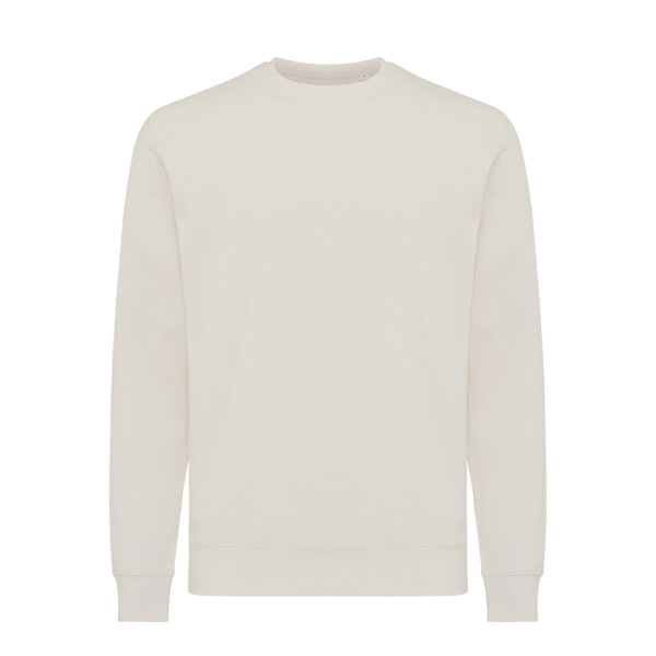 Iqoniq Etosha Lightweight Sweater aus recycelter Baumwolle ivory white